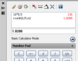 Калькулятор в Autocad 2010 LT Калькулятор в Autocad 2010 LT