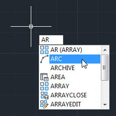 Автозавершение при вводе команд в AutoCAD LT 2012 Автозавершение при вводе команд в AutoCAD LT 2012