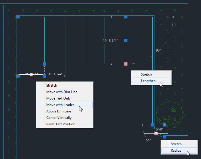 Многофункциональные ручки в AutoCAD LT 2012 Многофункциональные ручки в AutoCAD LT 2012