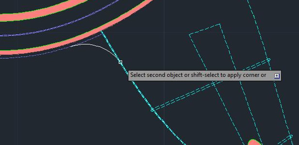 Предварительный просмотр сопряжений и фасок в AutoCAD LT 2012 Предварительный просмотр сопряжений и фасок в AutoCAD LT 2012