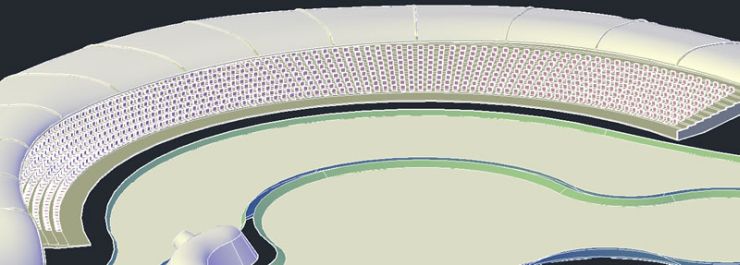 Ассоциативные 3D-массивы в AutoCAD 2012 Ассоциативные 3D-массивы в AutoCAD 2012